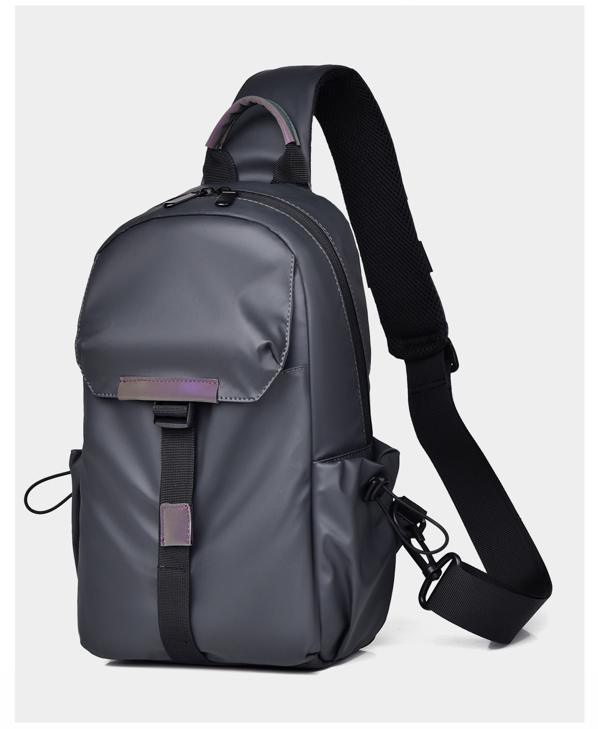 Leather Messenger Chest Bag