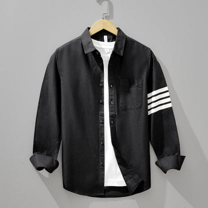 Two-Tone Long-Sleeve Shirt