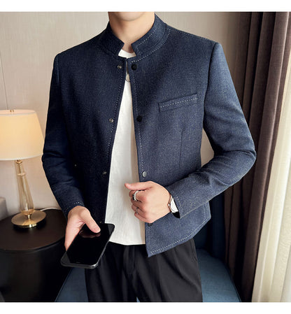 Stand-Collar Jacket