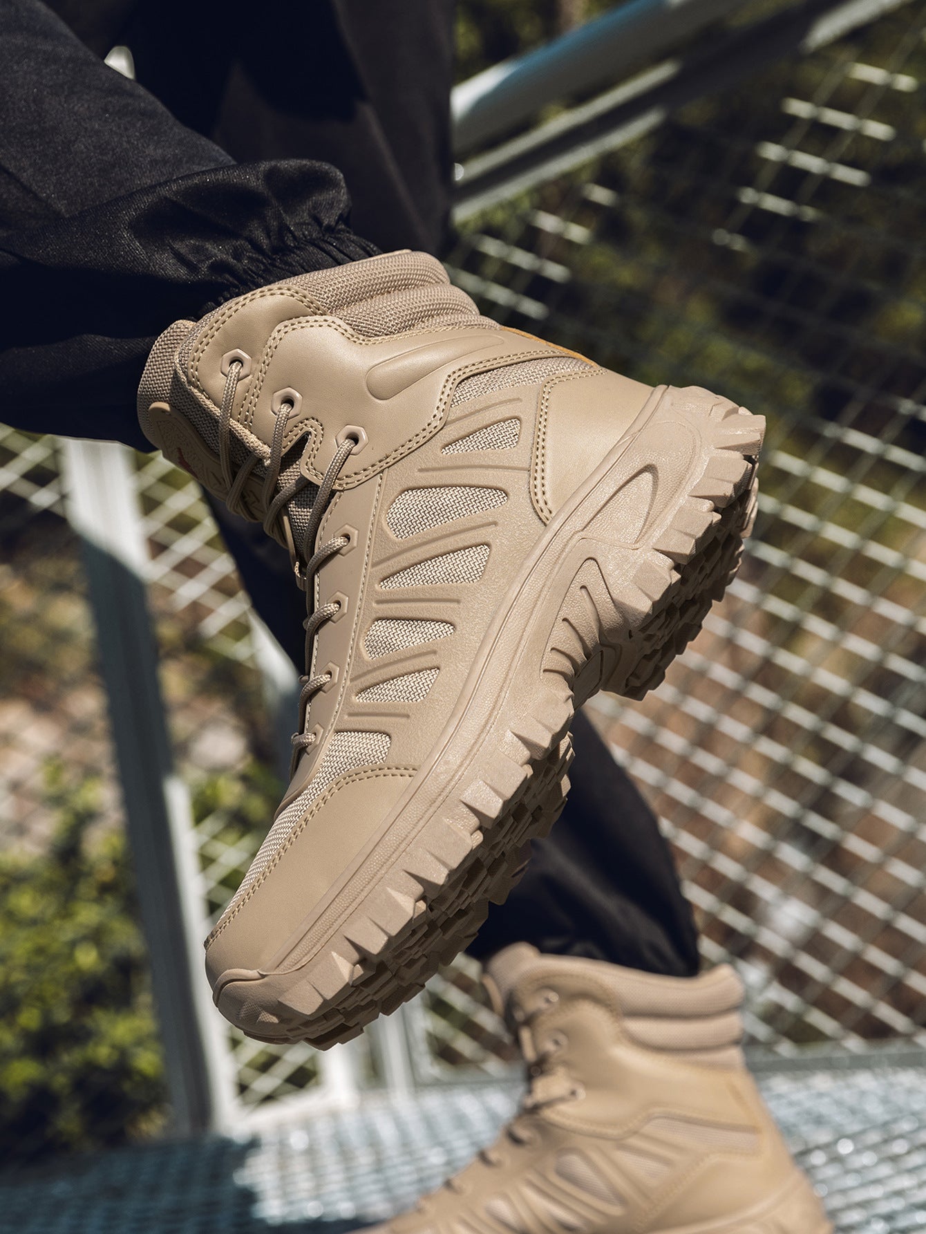 Tactical High-Top Combat Boot