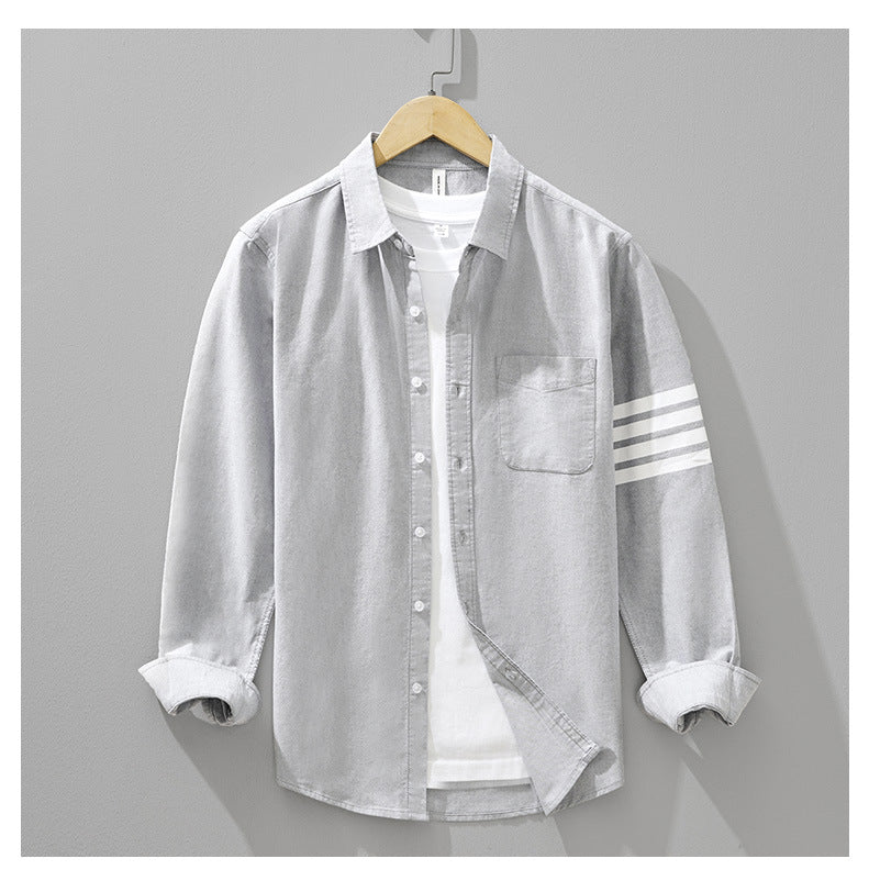 Two-Tone Long-Sleeve Shirt
