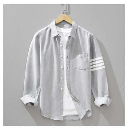 Two-Tone Long-Sleeve Shirt