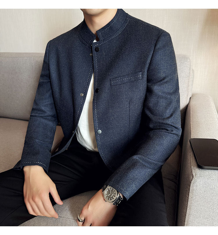 Stand-Collar Jacket