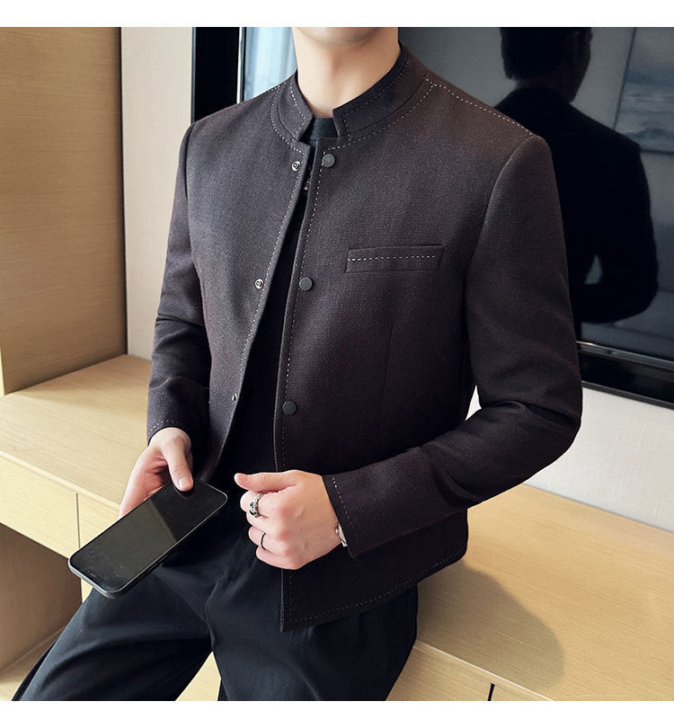 Stand-Collar Jacket