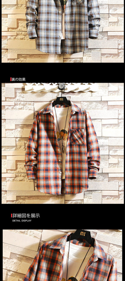 Relaxed Plaid Shirt Jacket