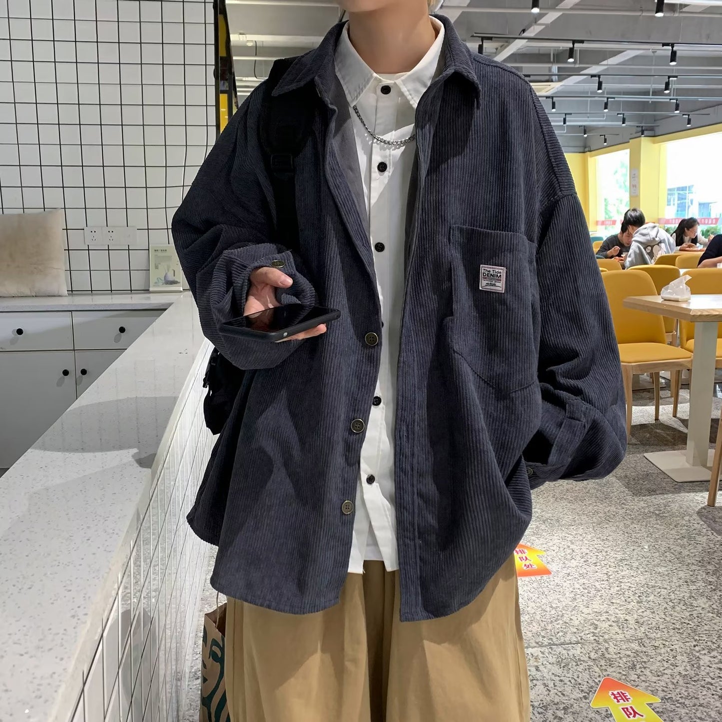 Corduroy Overshirt Jacket