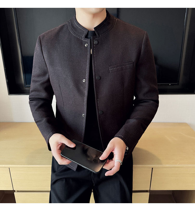 Stand-Collar Jacket