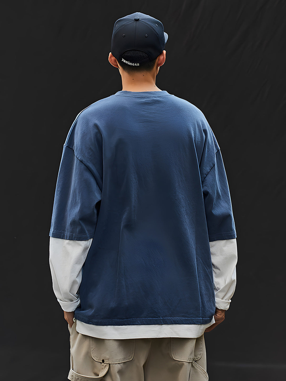 Panelled Knit Sweater