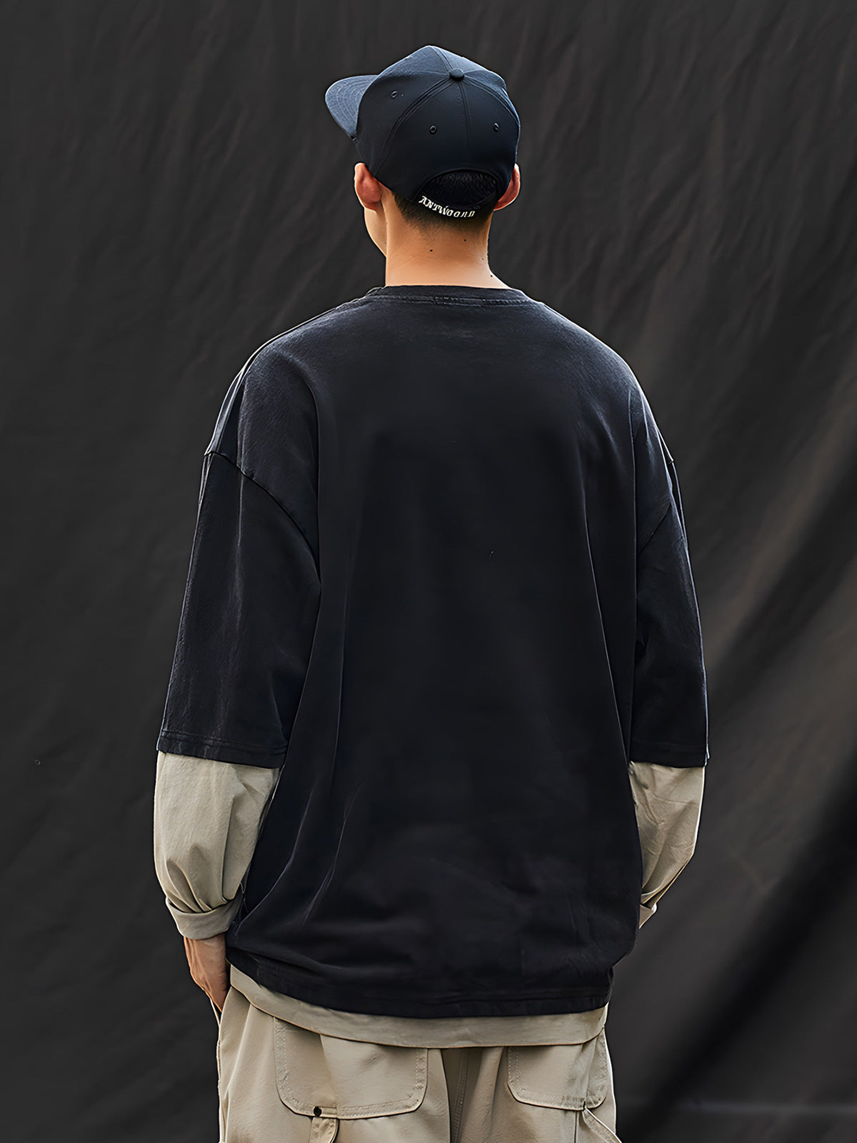 Panelled Knit Sweater