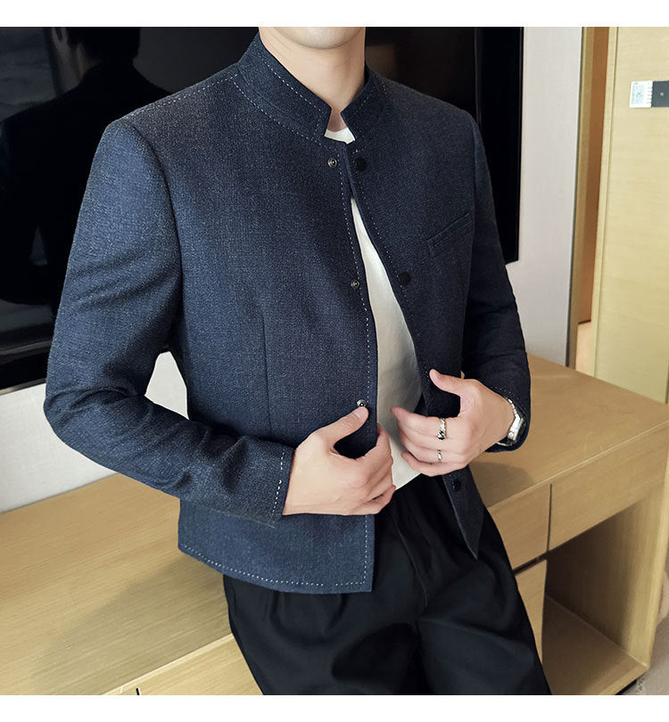 Stand-Collar Jacket