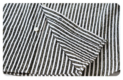 Classic Striped Long-Sleeve Shirt