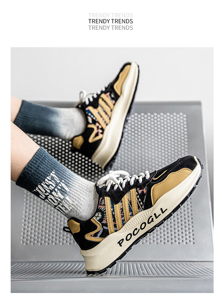 Breathable Knit Dad Sneakers