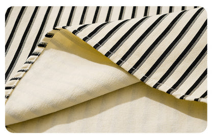 Striped Long-Sleeve Overshirt