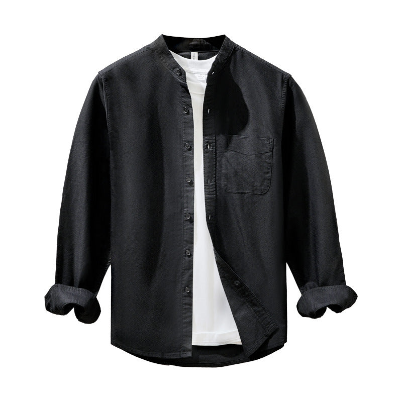 Essential Slim-Fit Long-Sleeve Shirt