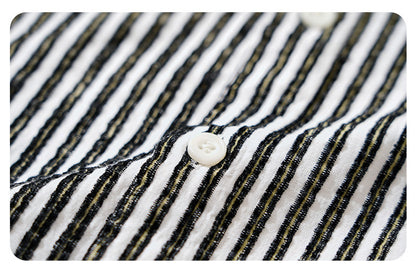 Classic Striped Long-Sleeve Shirt