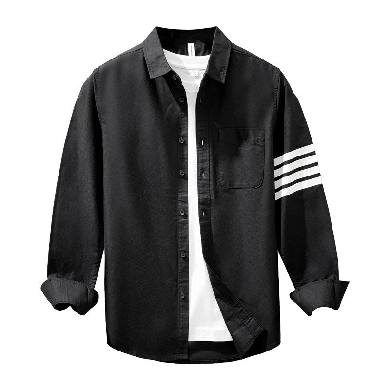 Two-Tone Long-Sleeve Shirt
