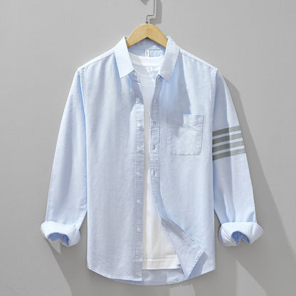 Two-Tone Long-Sleeve Shirt