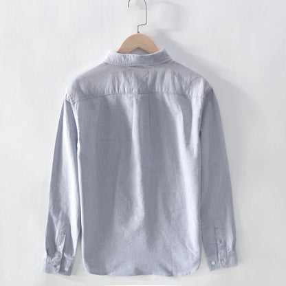 Oxford Solid-Color Cotton Shirt