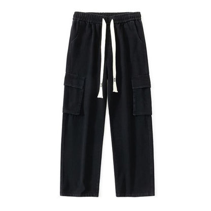 Large-Pocket Cargo Jeans