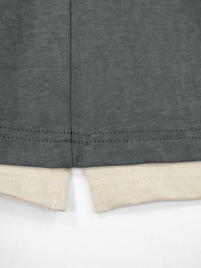 Panelled Knit Sweater