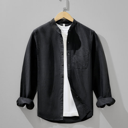 Essential Slim-Fit Long-Sleeve Shirt