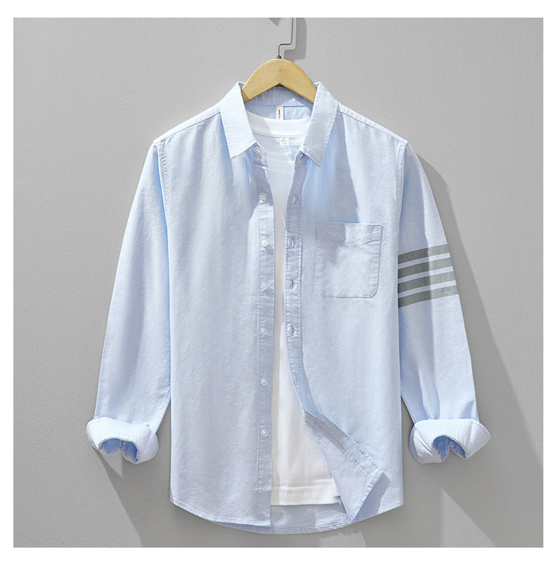 Two-Tone Long-Sleeve Shirt