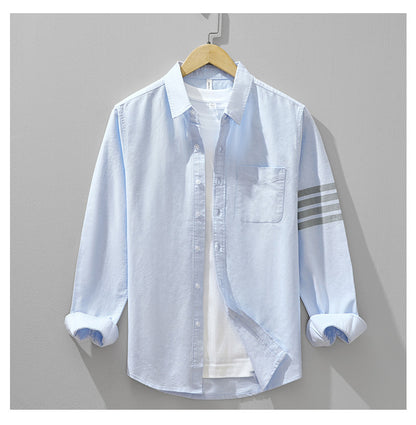 Two-Tone Long-Sleeve Shirt