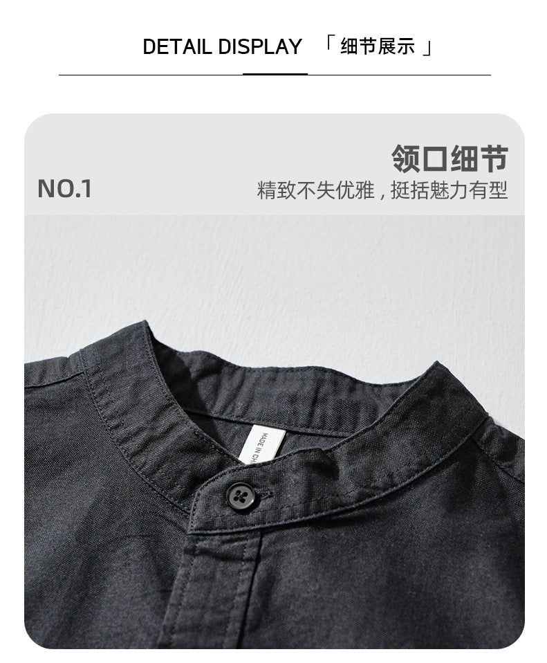Casual Long-Sleeve Shirt Jacket