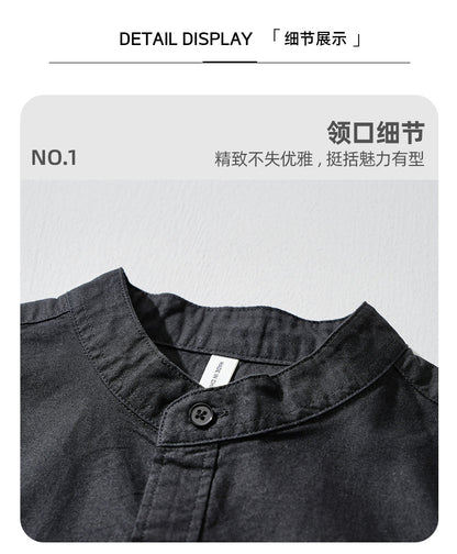 Casual Long-Sleeve Shirt Jacket