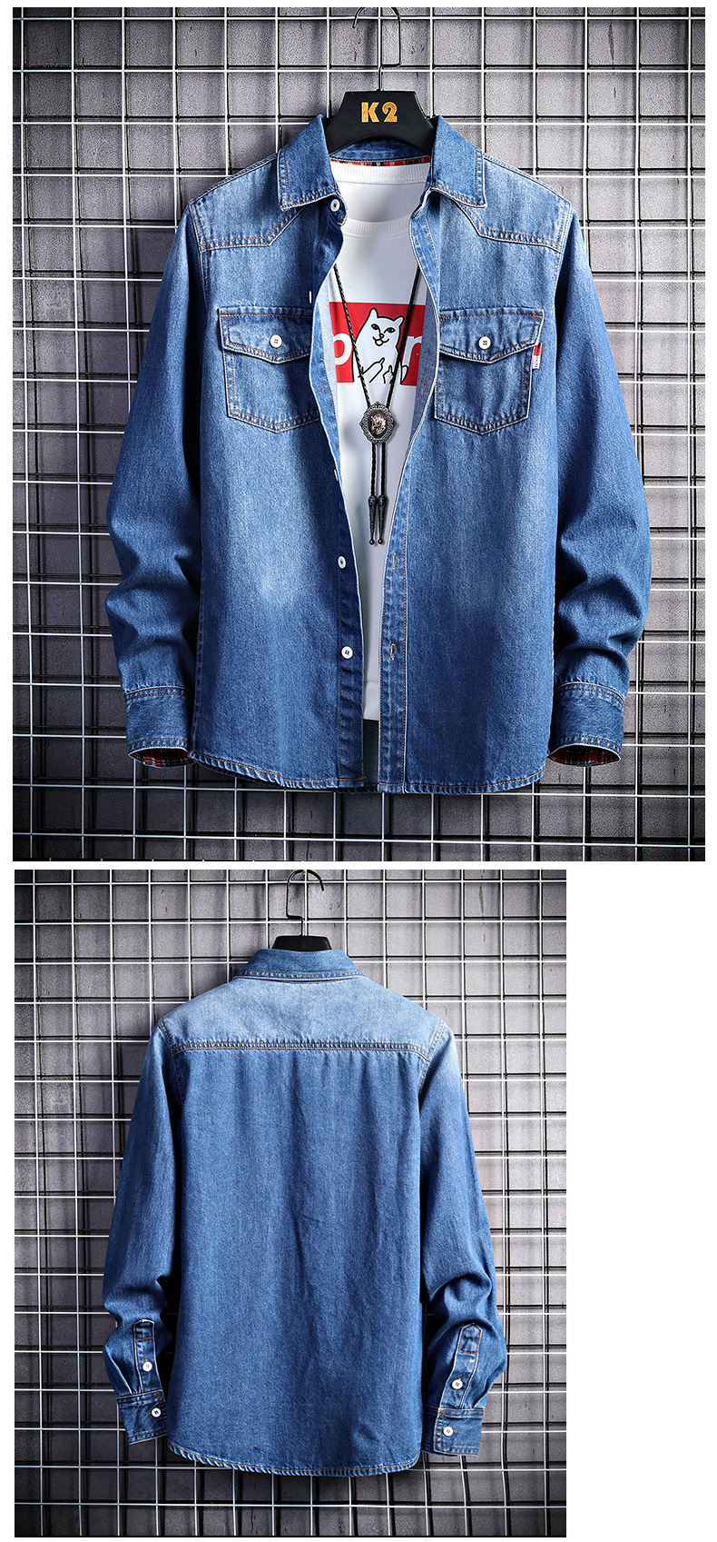 Pocket Denim Shirt Jacket