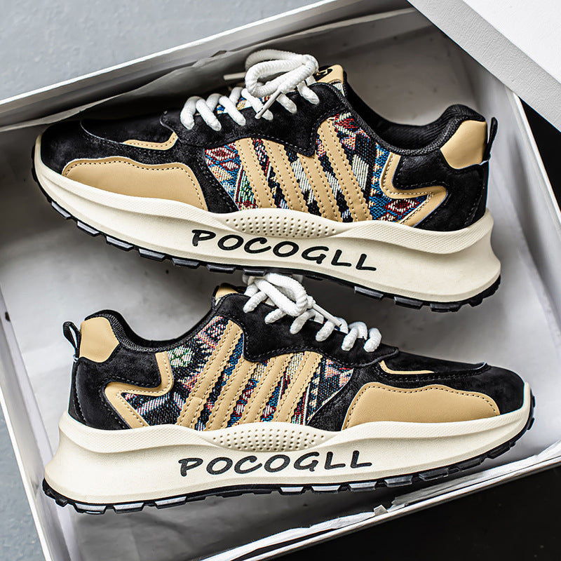 Breathable Knit Dad Sneakers