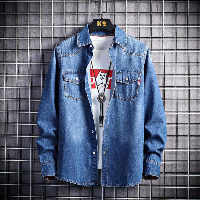 Pocket Denim Shirt Jacket