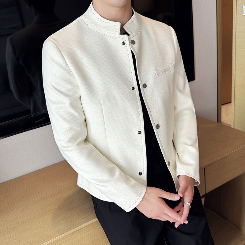 Stand-Collar Jacket