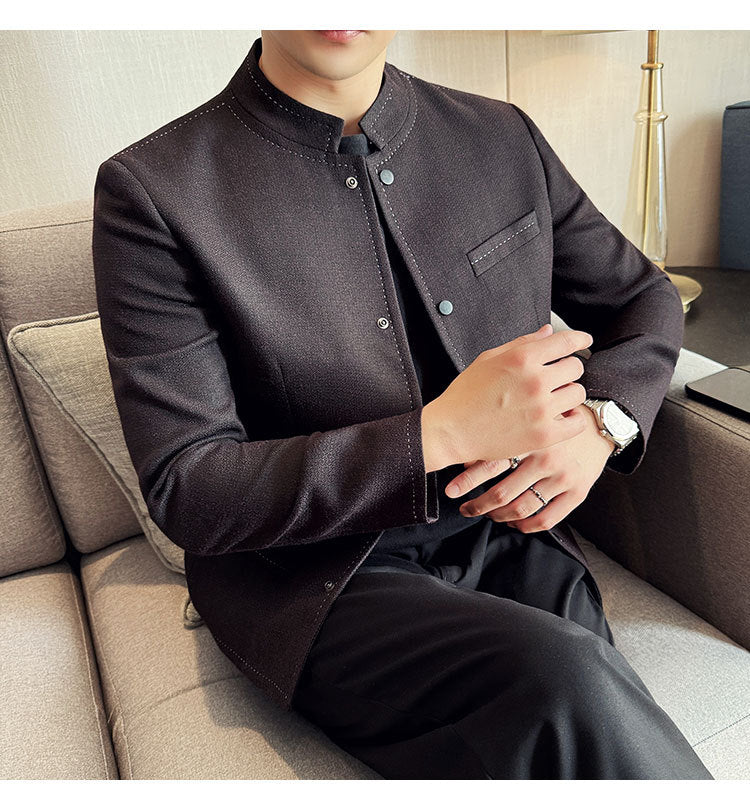 Stand-Collar Jacket