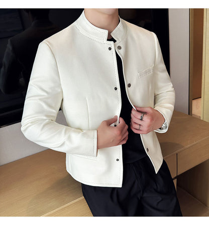 Stand-Collar Jacket