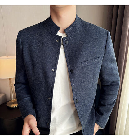Stand-Collar Jacket