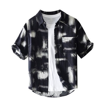 Printed Short-Sleeve Summer Shirt