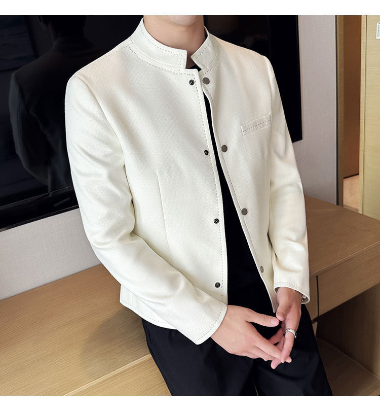 Stand-Collar Jacket