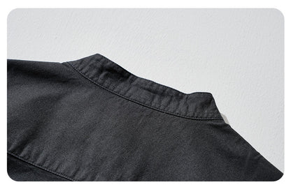 Casual Long-Sleeve Shirt Jacket