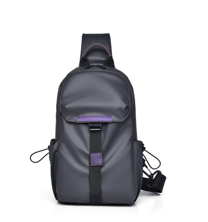 Leather Messenger Chest Bag