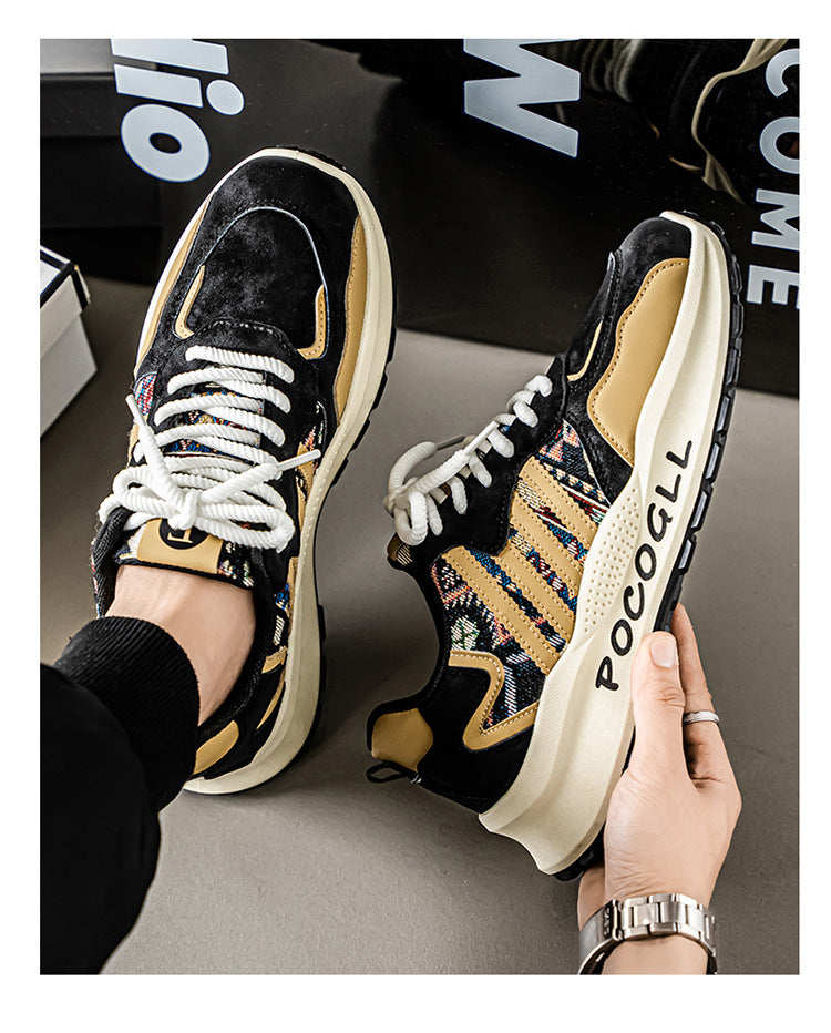 Breathable Knit Dad Sneakers