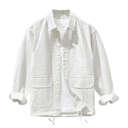 Slim-Fit Plaid Long-Sleeve Shirt