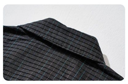 Slim-Fit Plaid Long-Sleeve Shirt