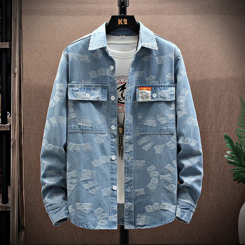 Casual Denim Overshirt Jacket