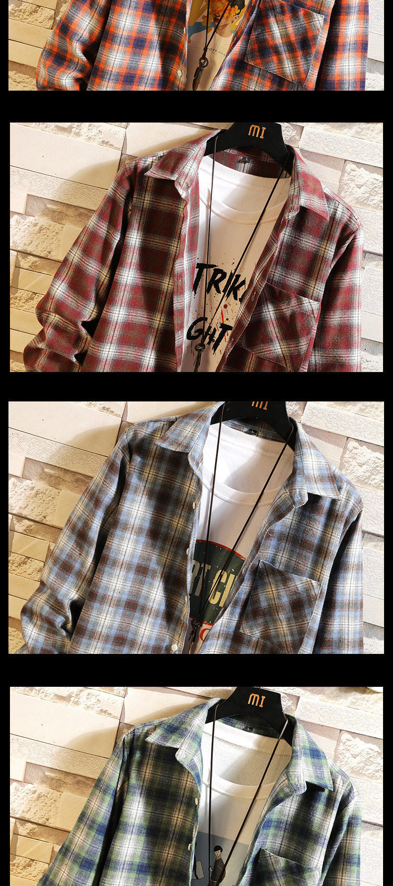Relaxed Plaid Shirt Jacket