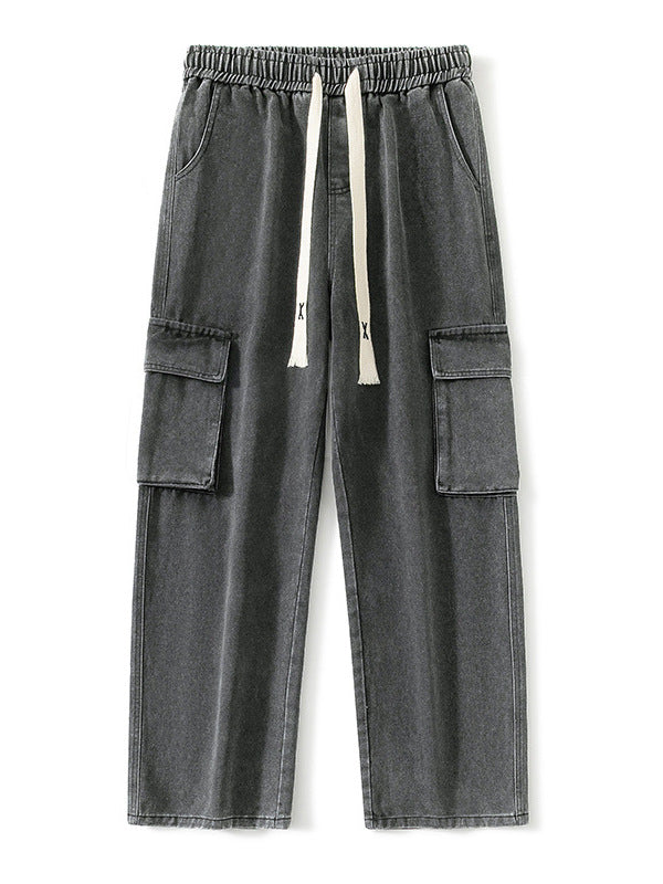 Large-Pocket Cargo Jeans