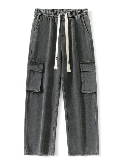 Large-Pocket Cargo Jeans