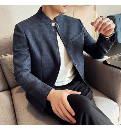 Stand-Collar Jacket