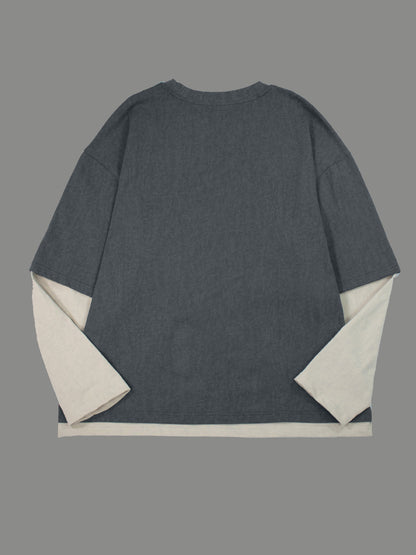 Panelled Knit Sweater