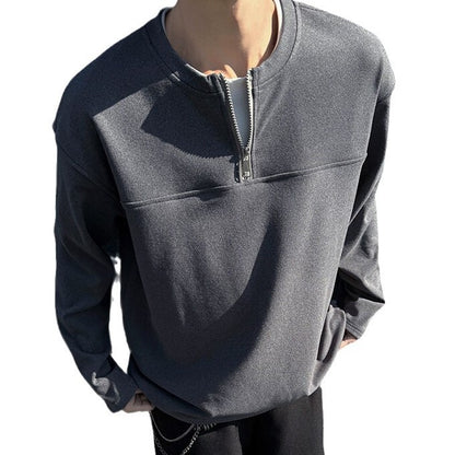 Double-Layer Zip Sweatshirt
